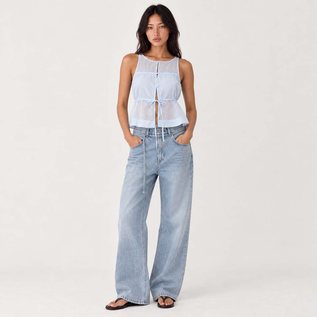 Suzie Top | Powder Blue