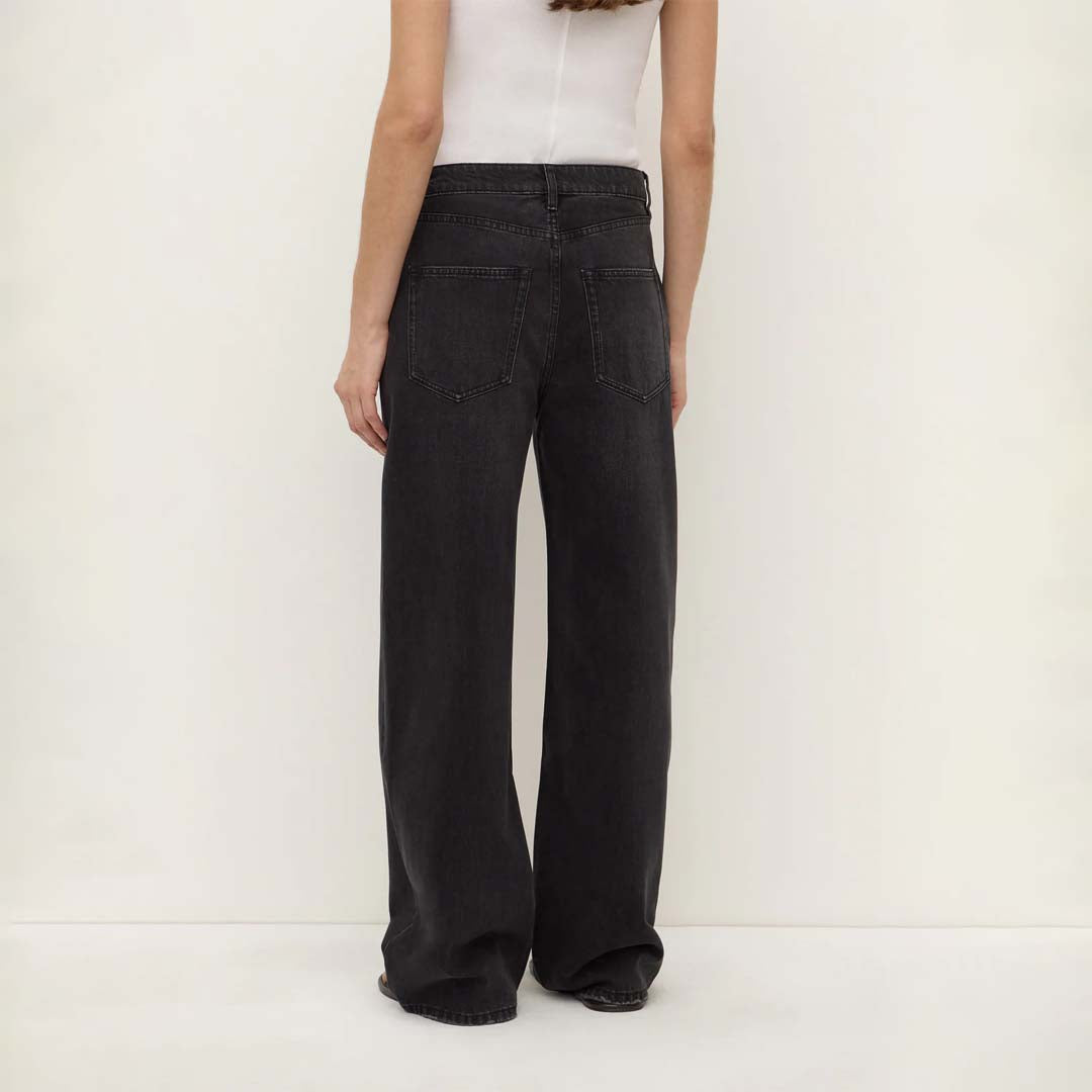Low Curve Mid Rise Jean | Faded Black