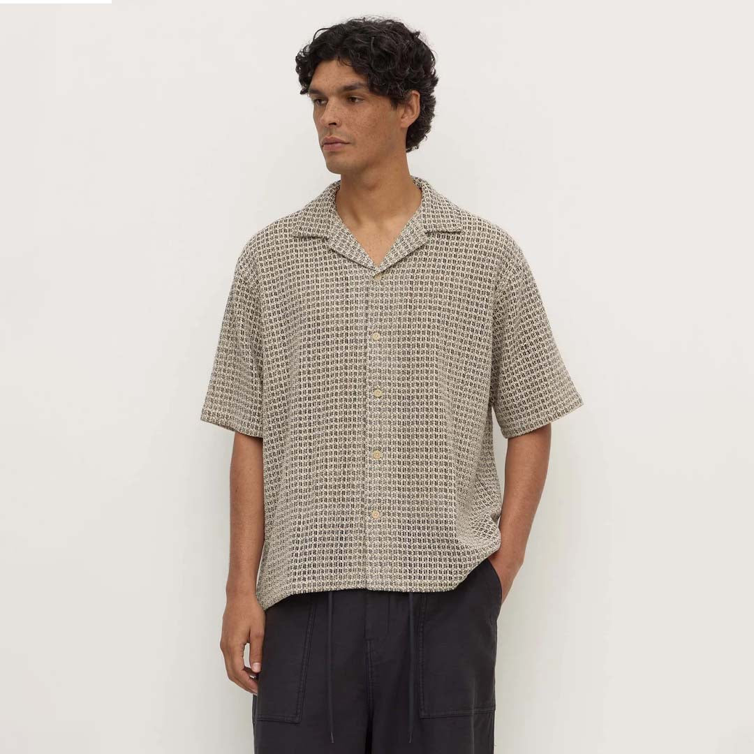 Watson Shirt | Cream Black