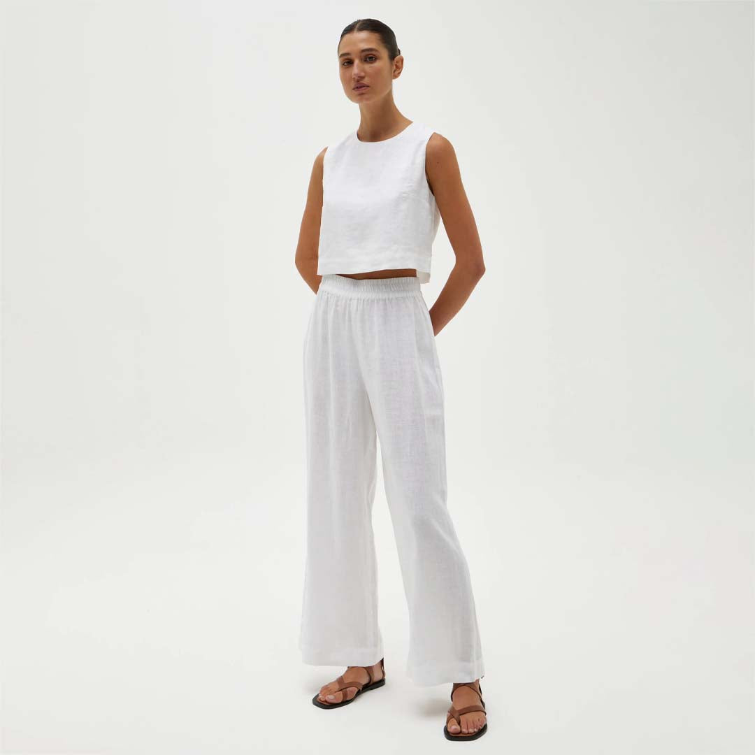 NILSA PANT | WHITE