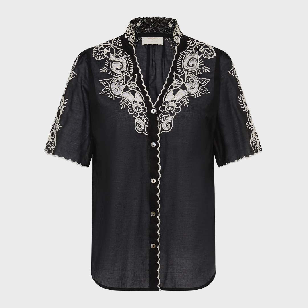 AYLA BLOUSE | BLACK