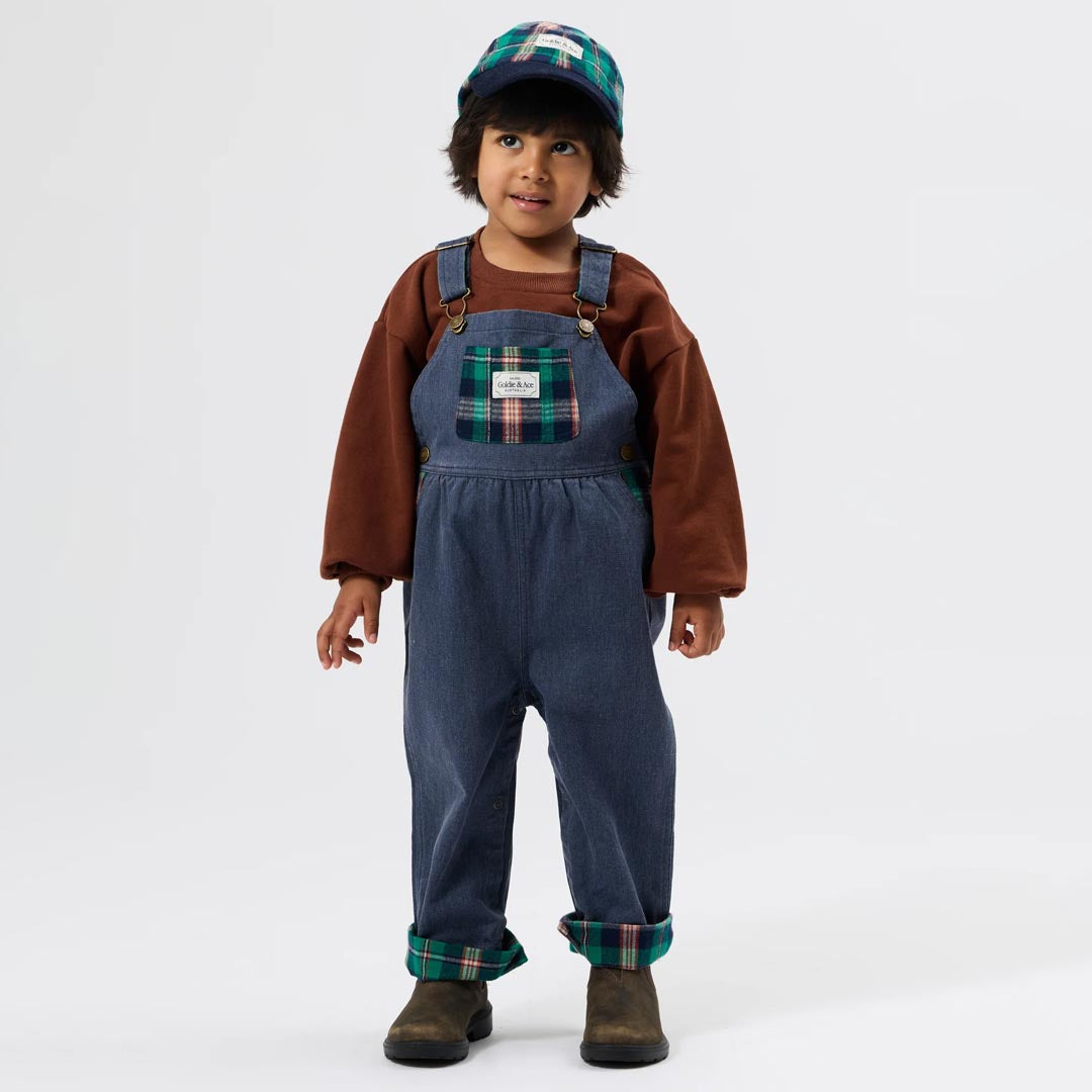 Austin Check Overalls | Green