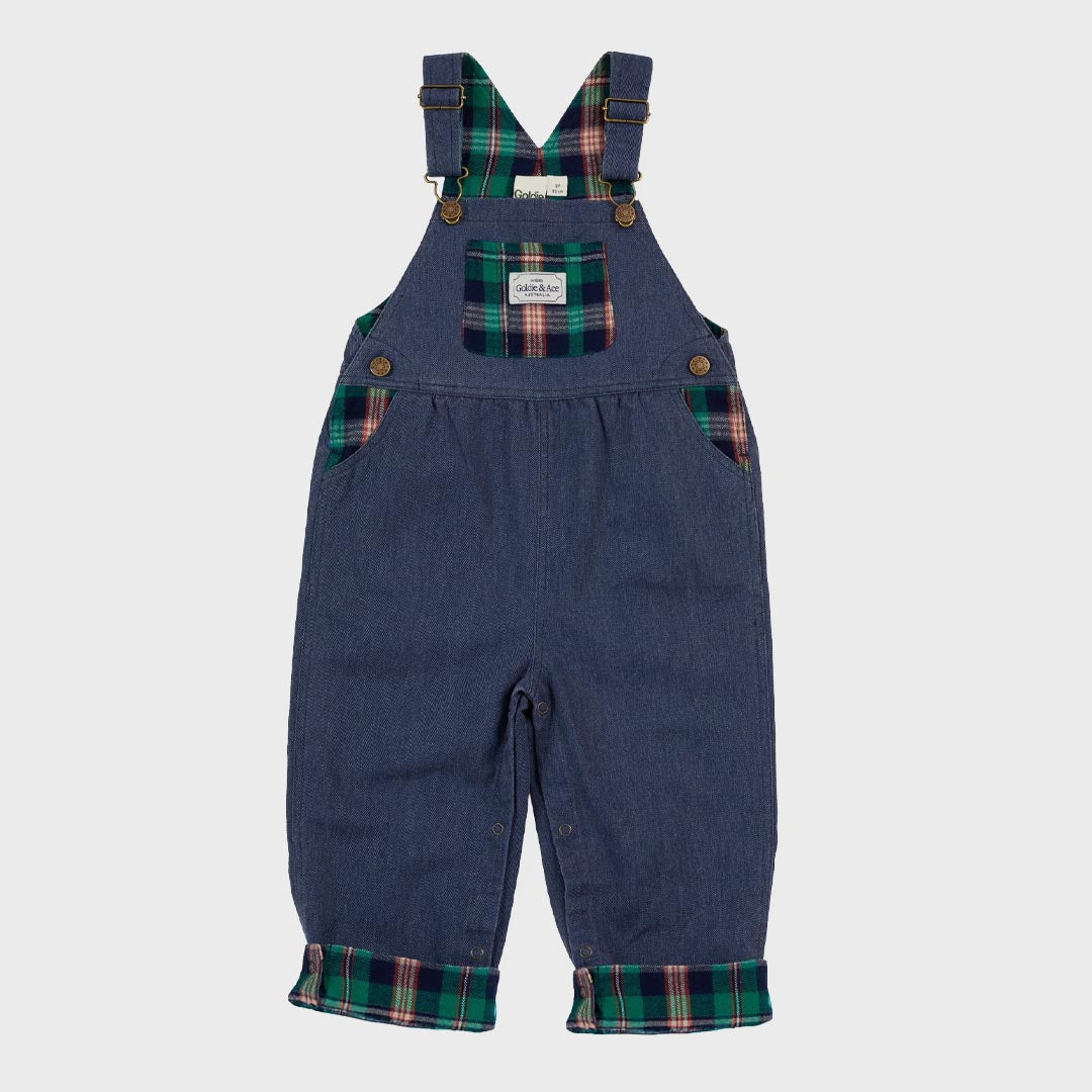 Austin Check Overalls | Green