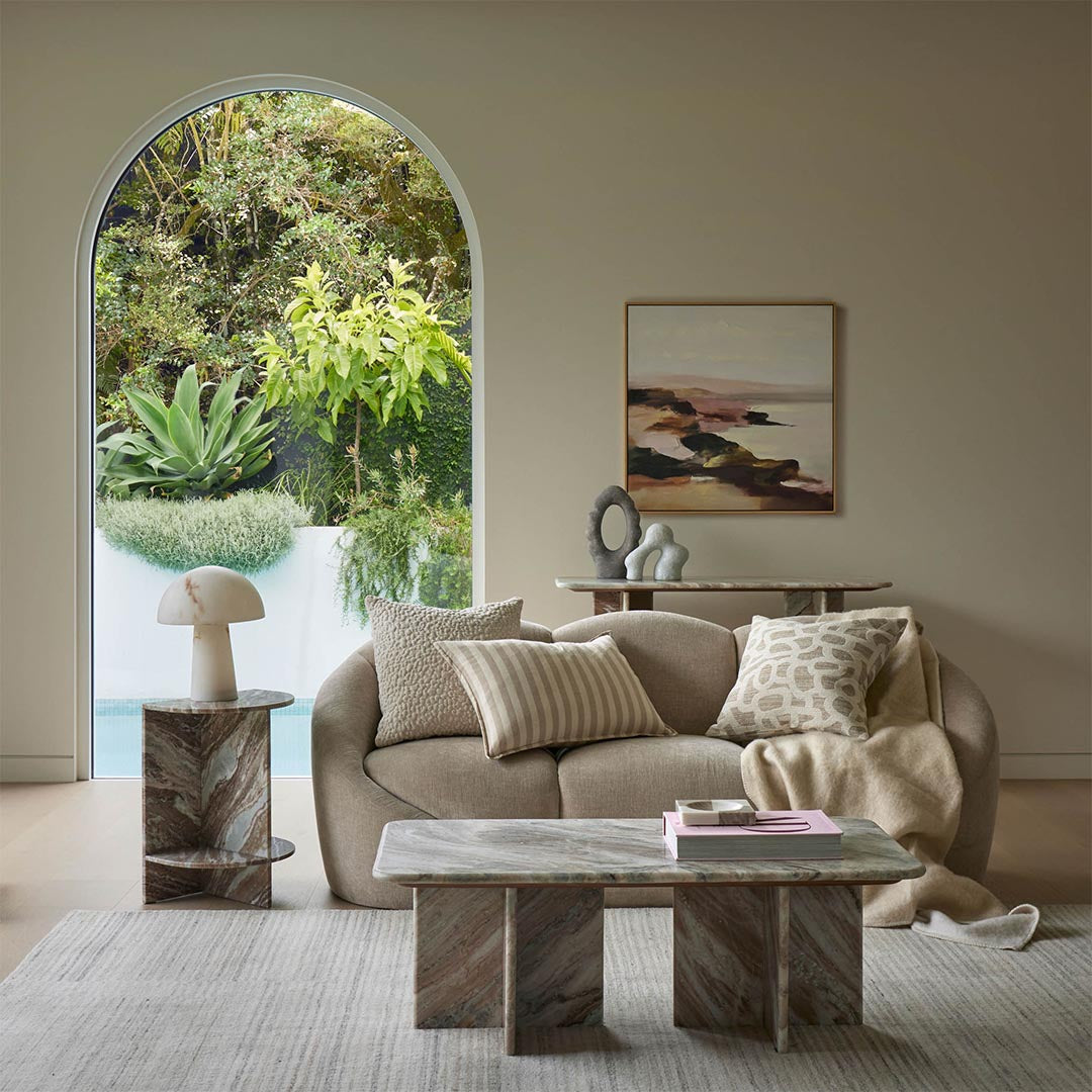 Avalon Stitch Throw | Ivory