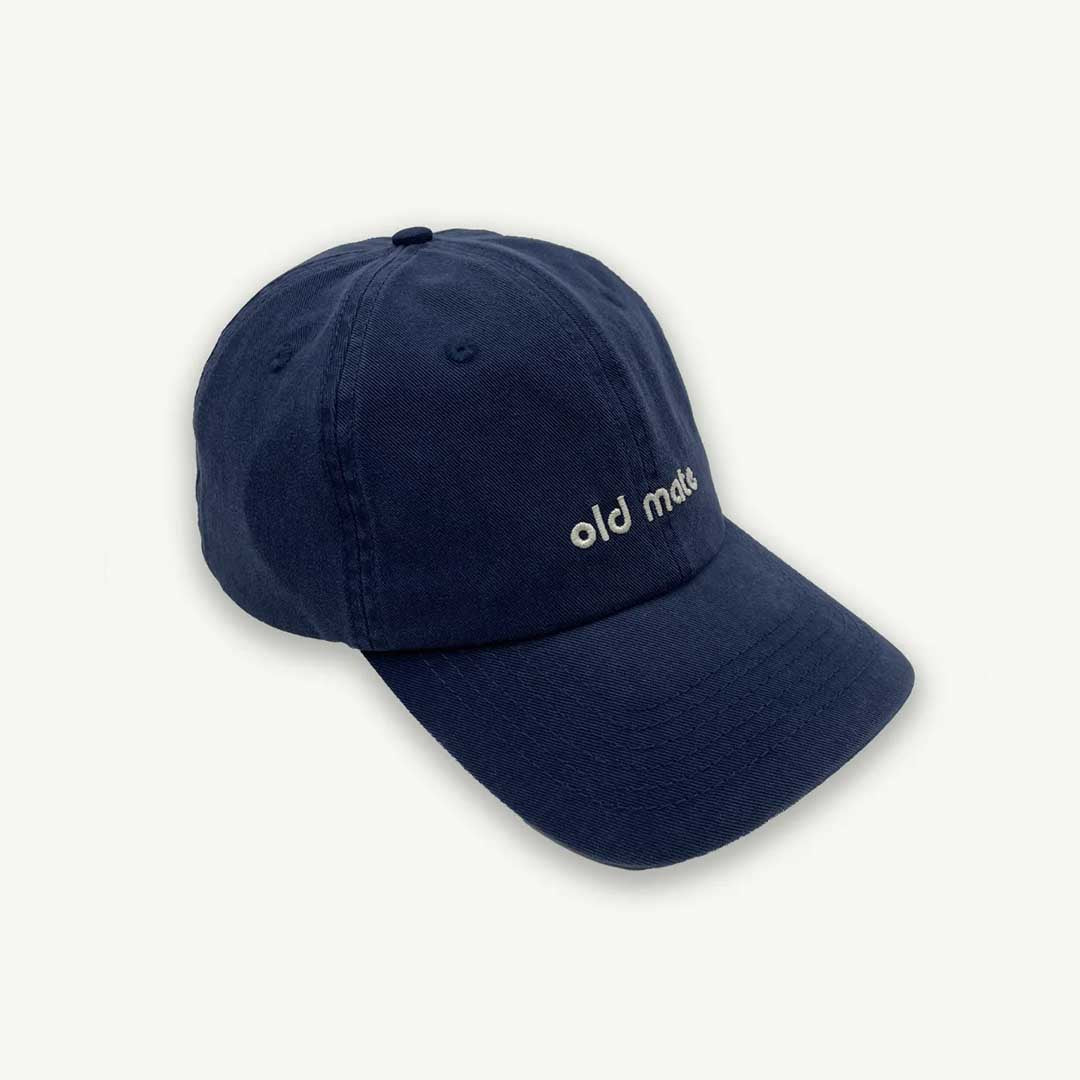 Old Mate Kids Washed Baseball Cap | Navy