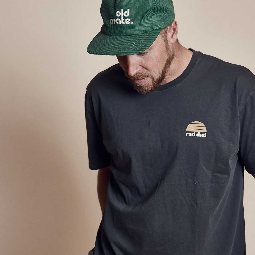 Rad Dad  Tee | Washed Black