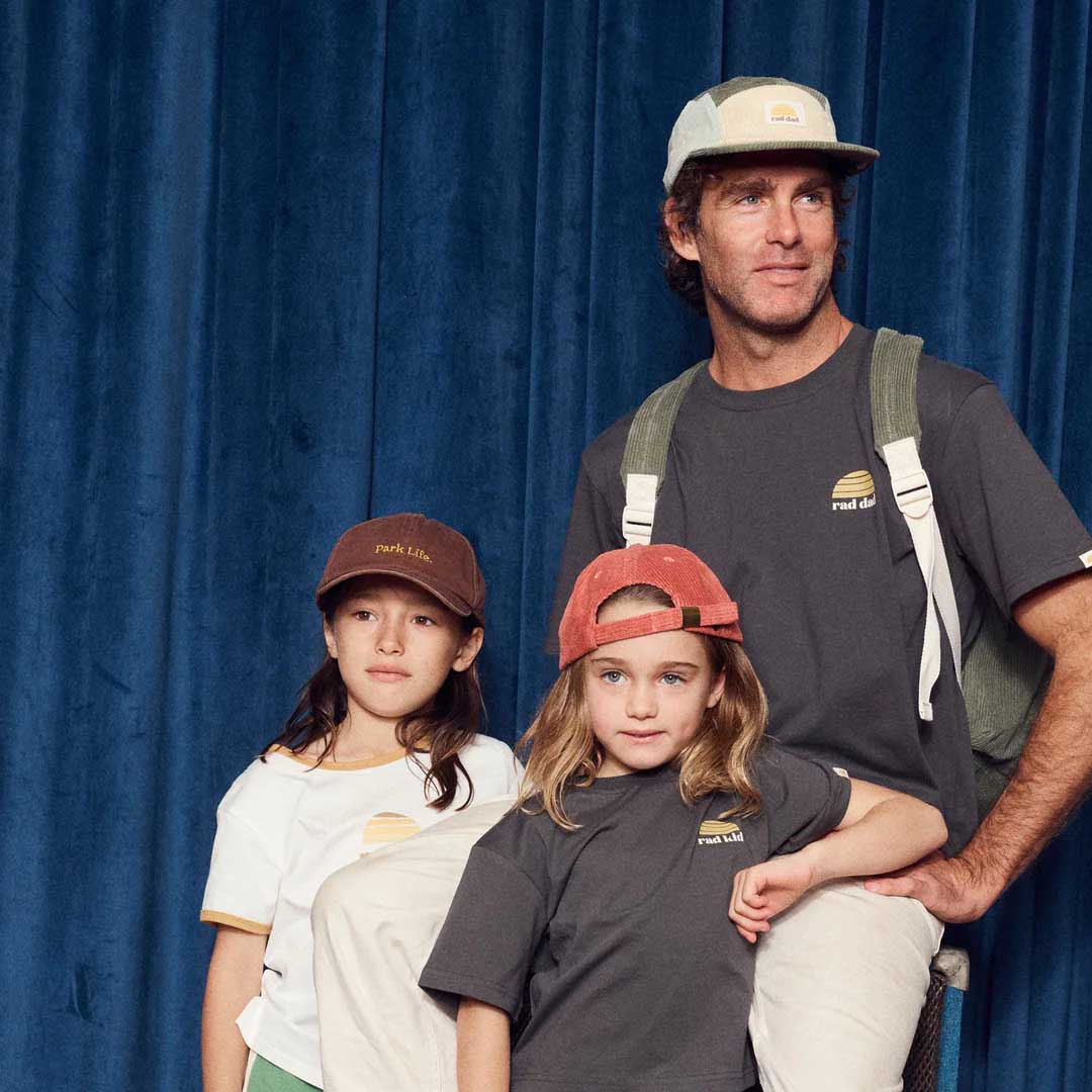 Rad Dad  Tee | Washed Black