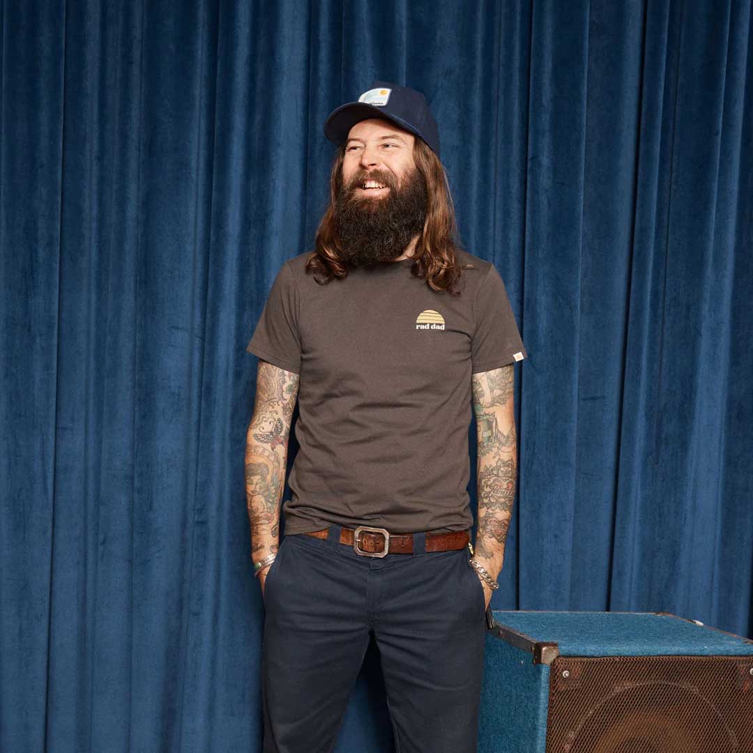 Rad Dad  Tee | Washed Black