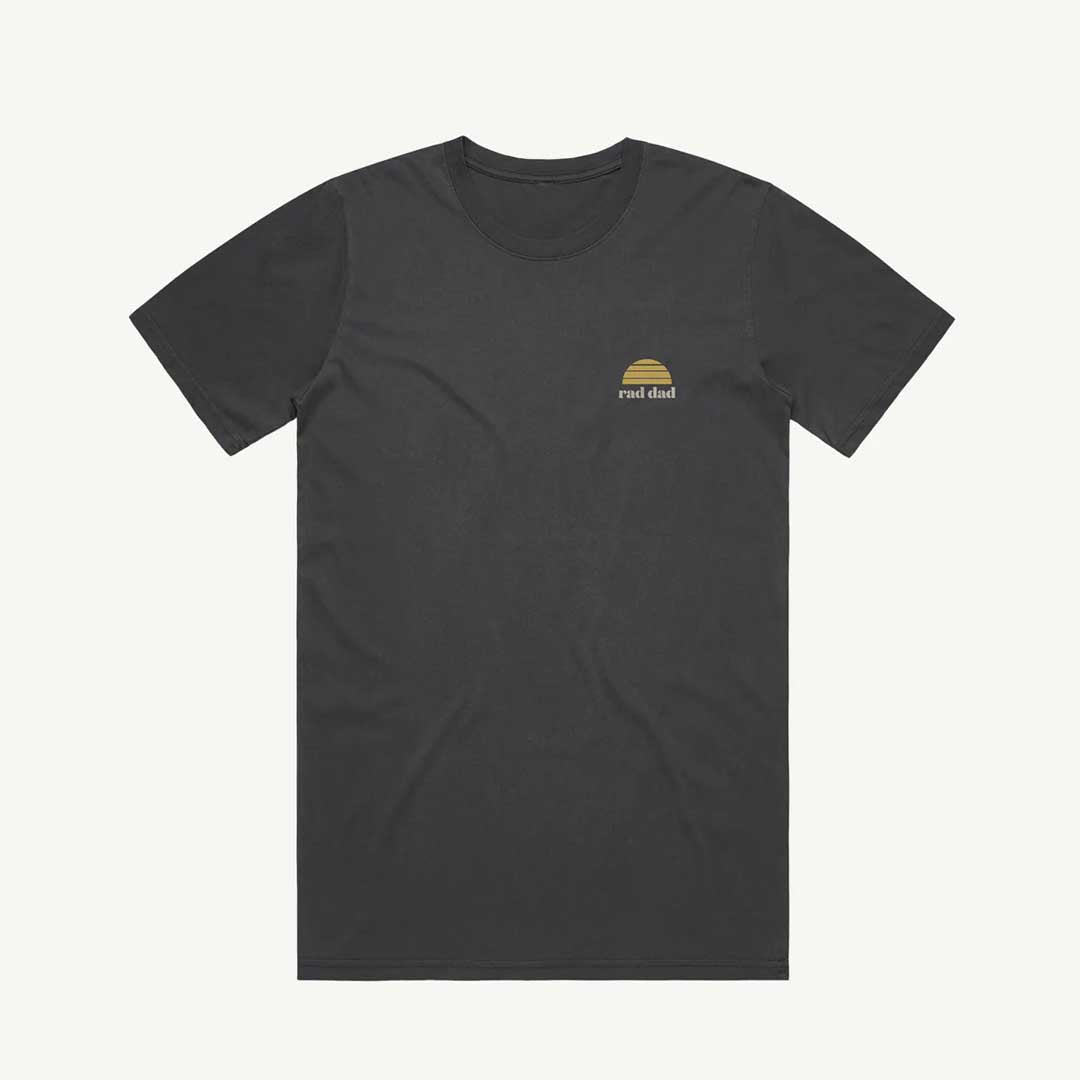Rad Dad  Tee | Washed Black