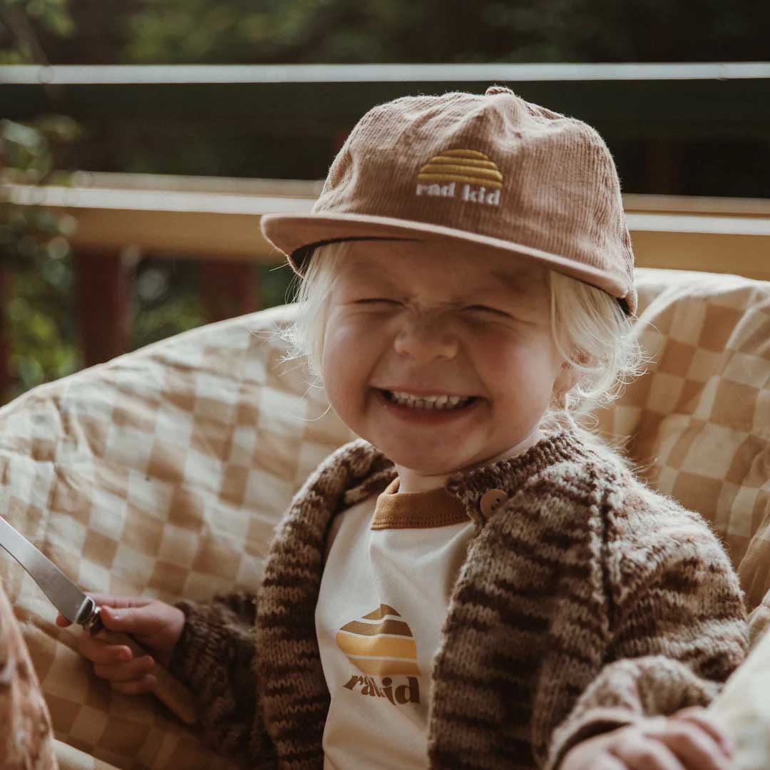 Rad Kid Cord Cap | Tan