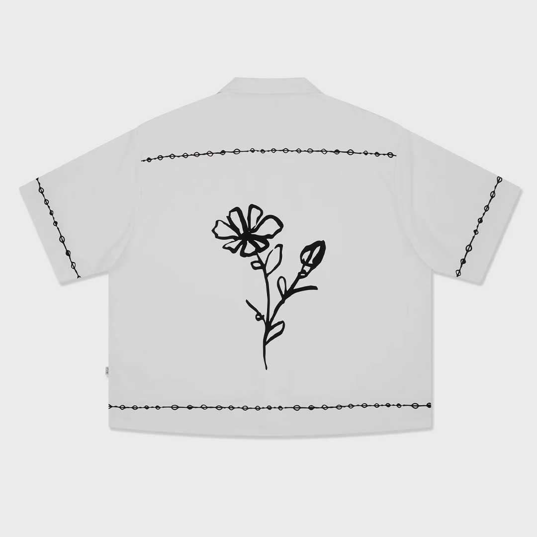No Showing Shirt | White