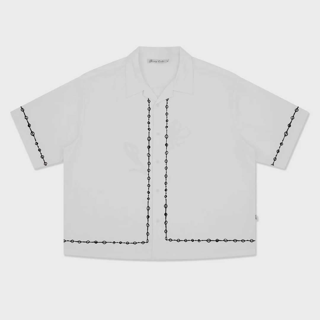 No Showing Shirt | White