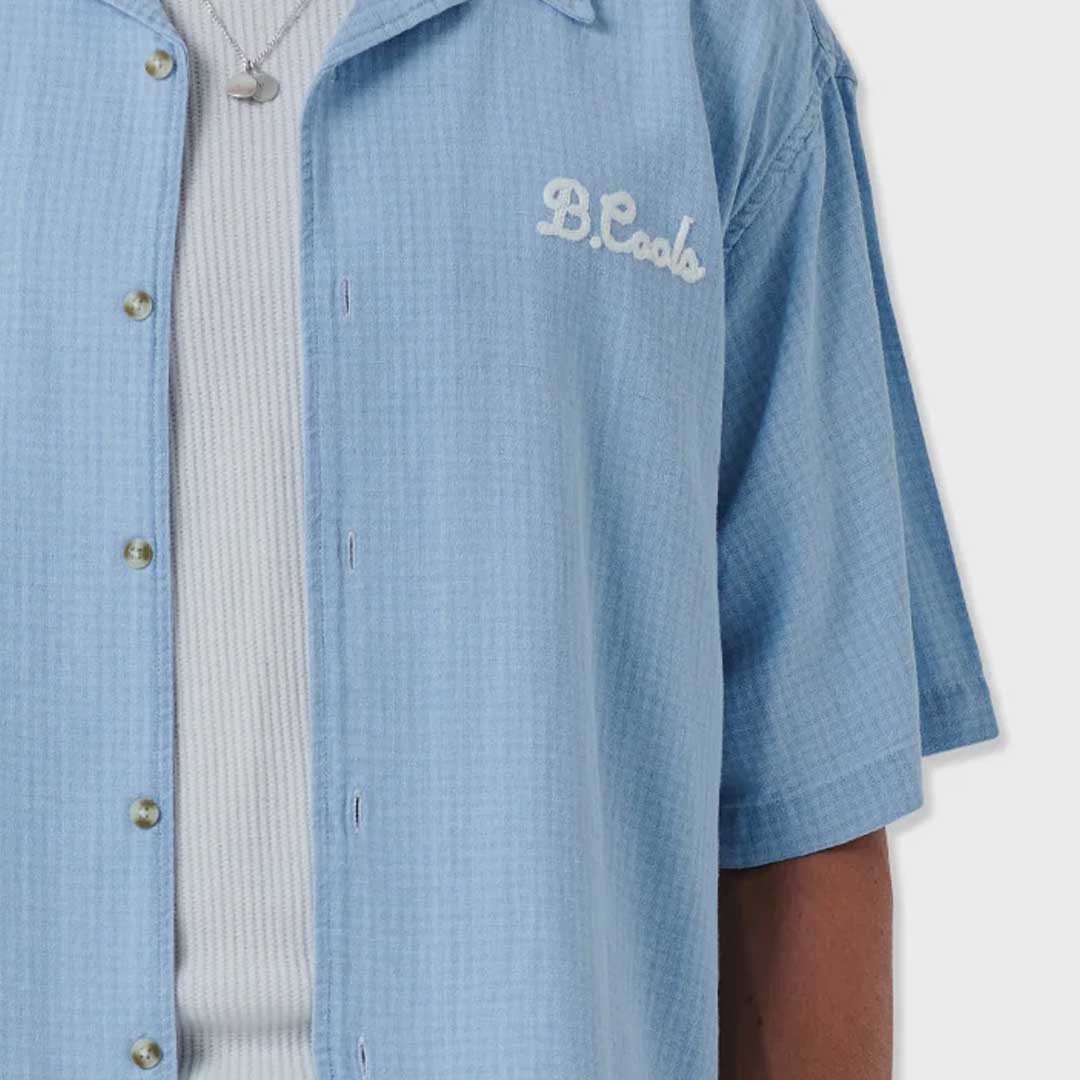 Script Shirt | Blue