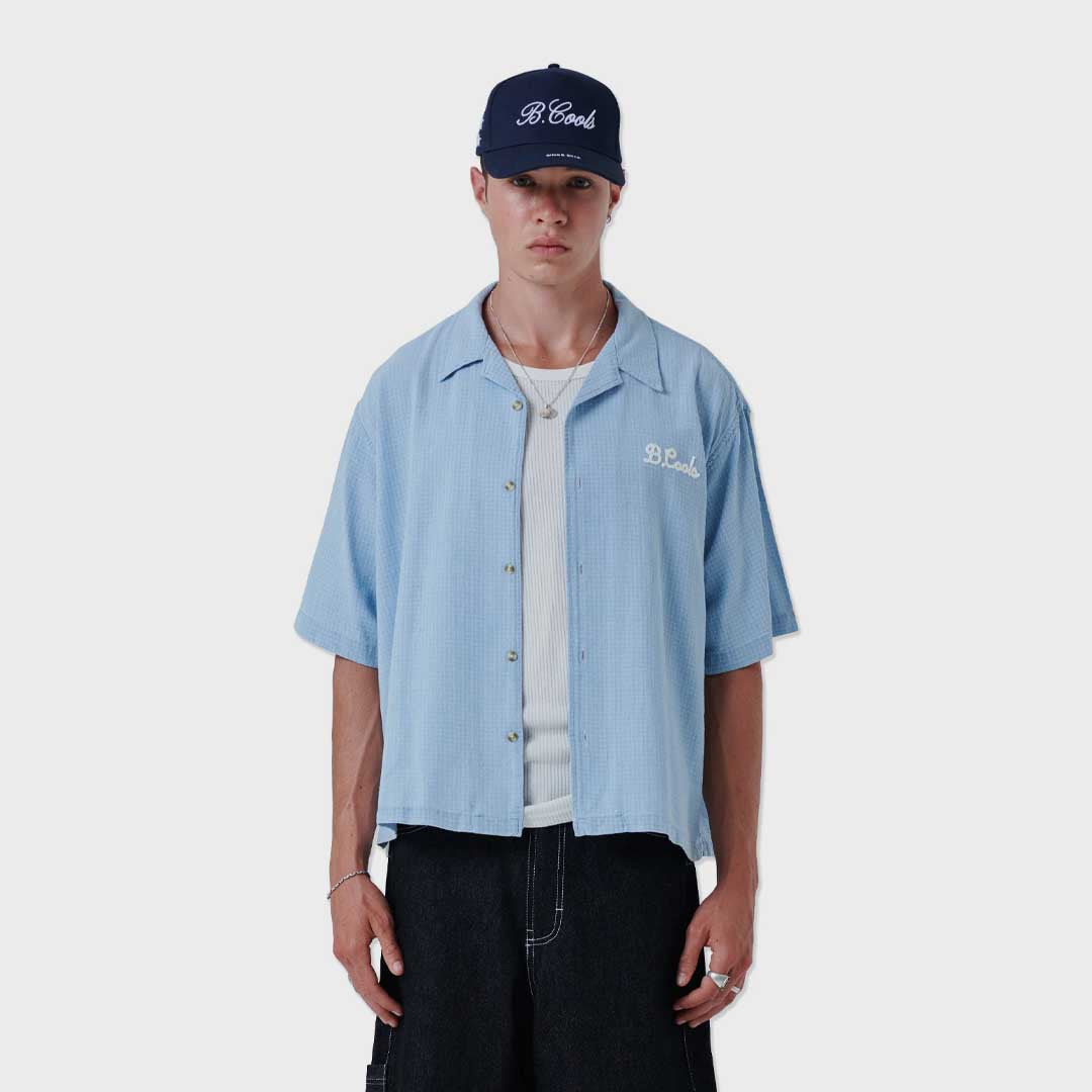 Script Shirt | Blue