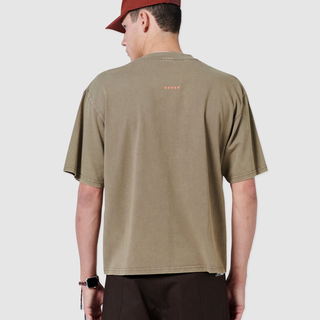 B.Cools BB T-shirt in pewter, detail