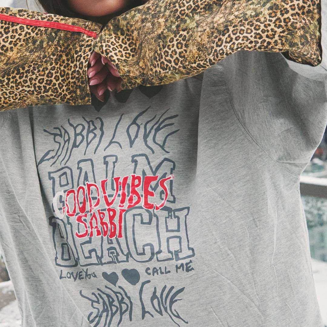Be Happy Long Sleeve Tee | Leopard