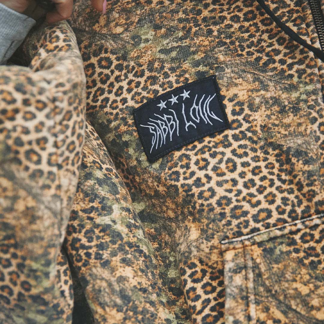 Be Happy Padded Bomber | Leopard