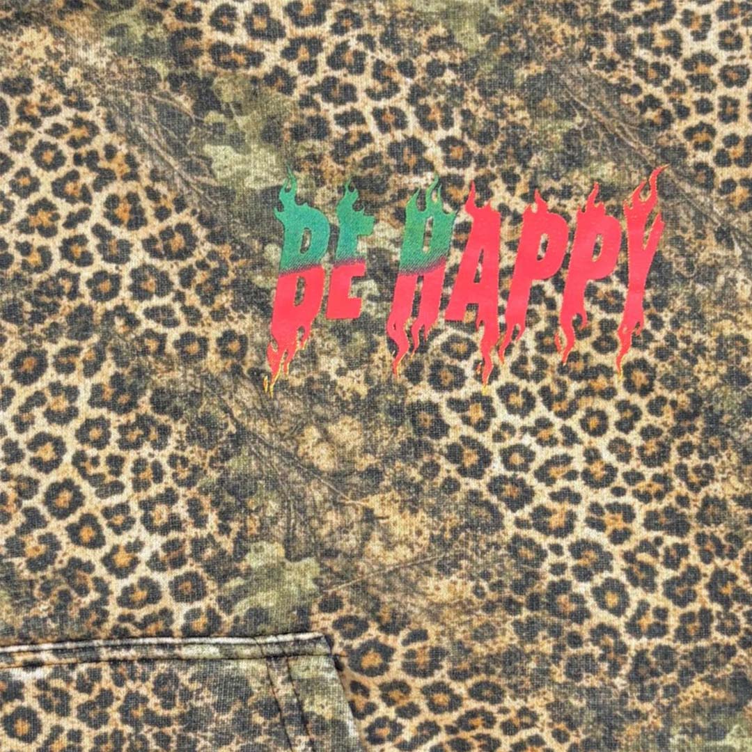 Be Happy Padded Bomber | Leopard