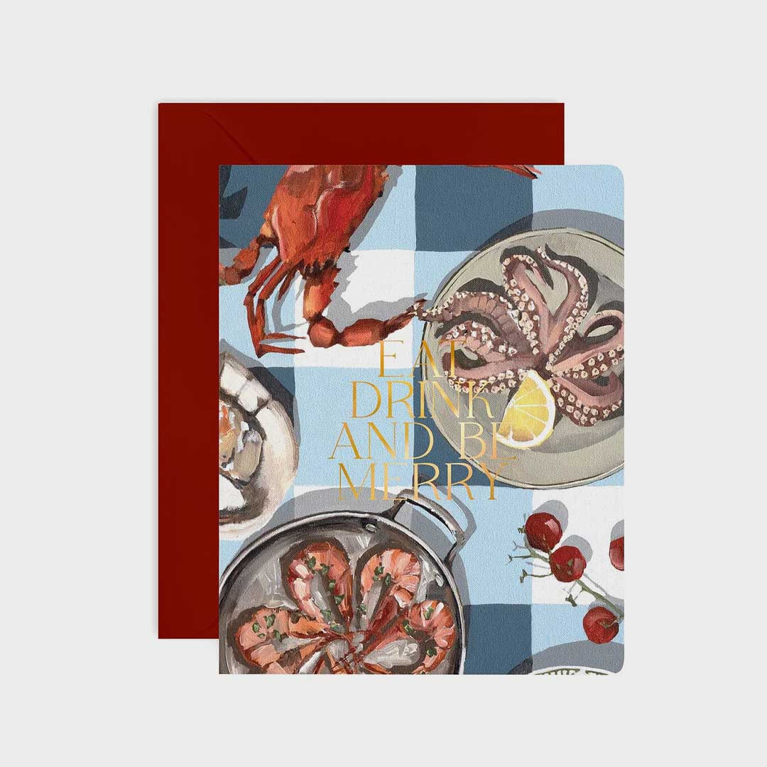 Christmas Card | Eat, Drink and Be Merry