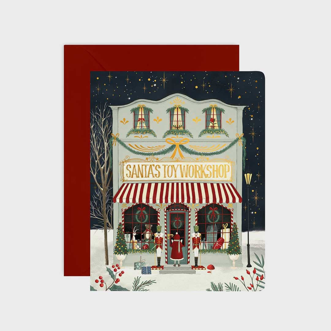 Christmas Card | Santas Toy Workshop