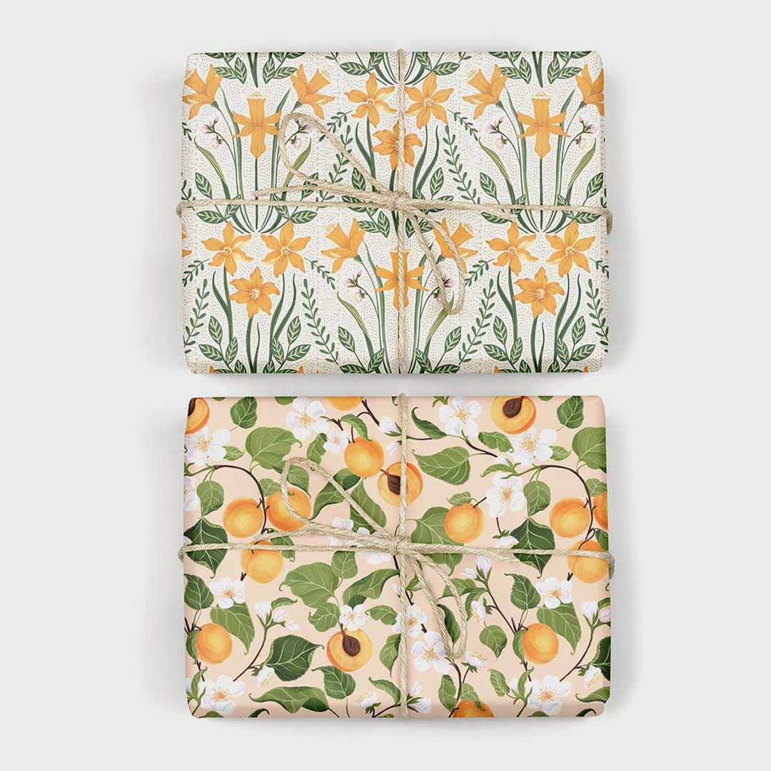 Christmas Gift Wrap Sheet | Peaches + Daffodil