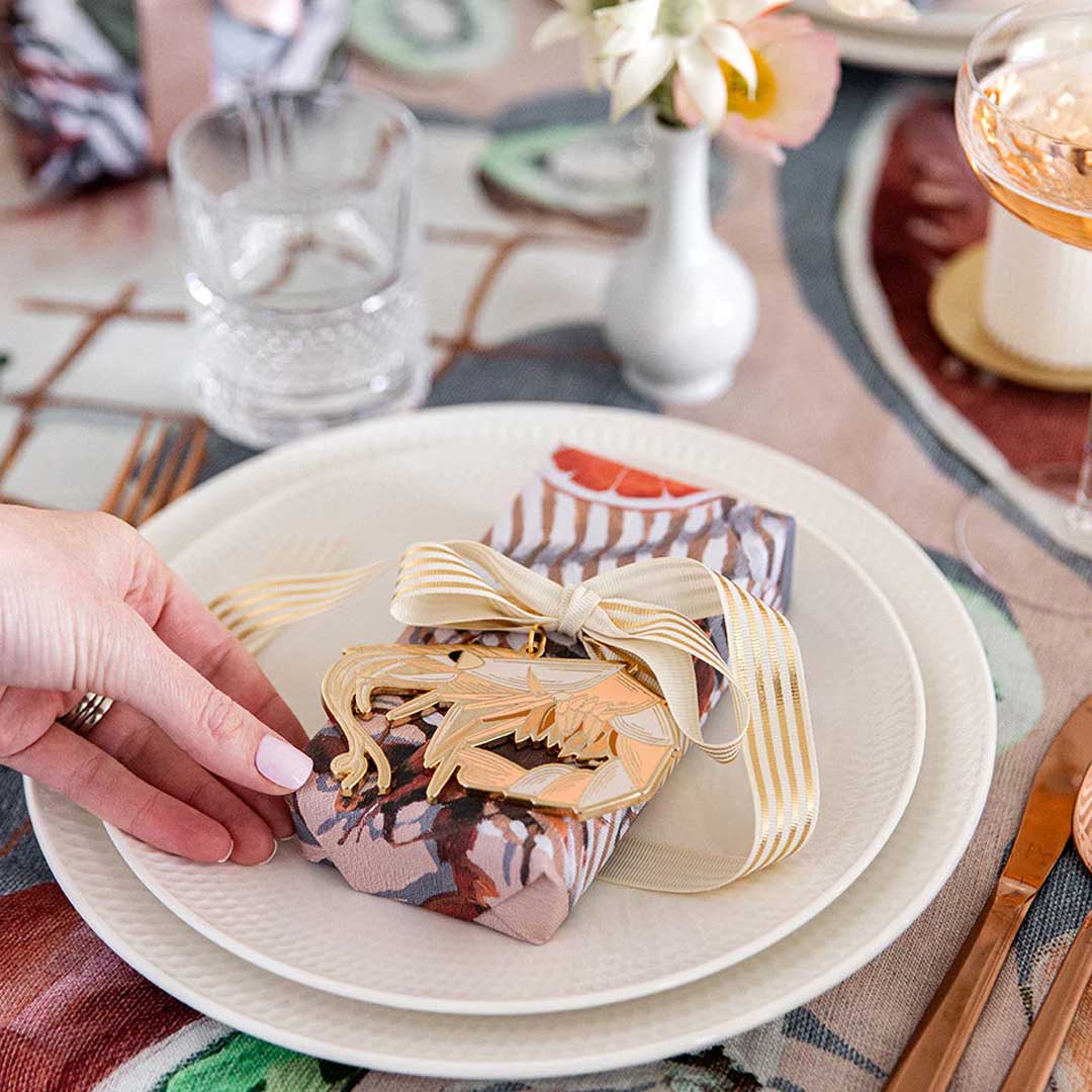 Christmas Gift Wrap Sheet | Summer Picnic + Crab & Squid