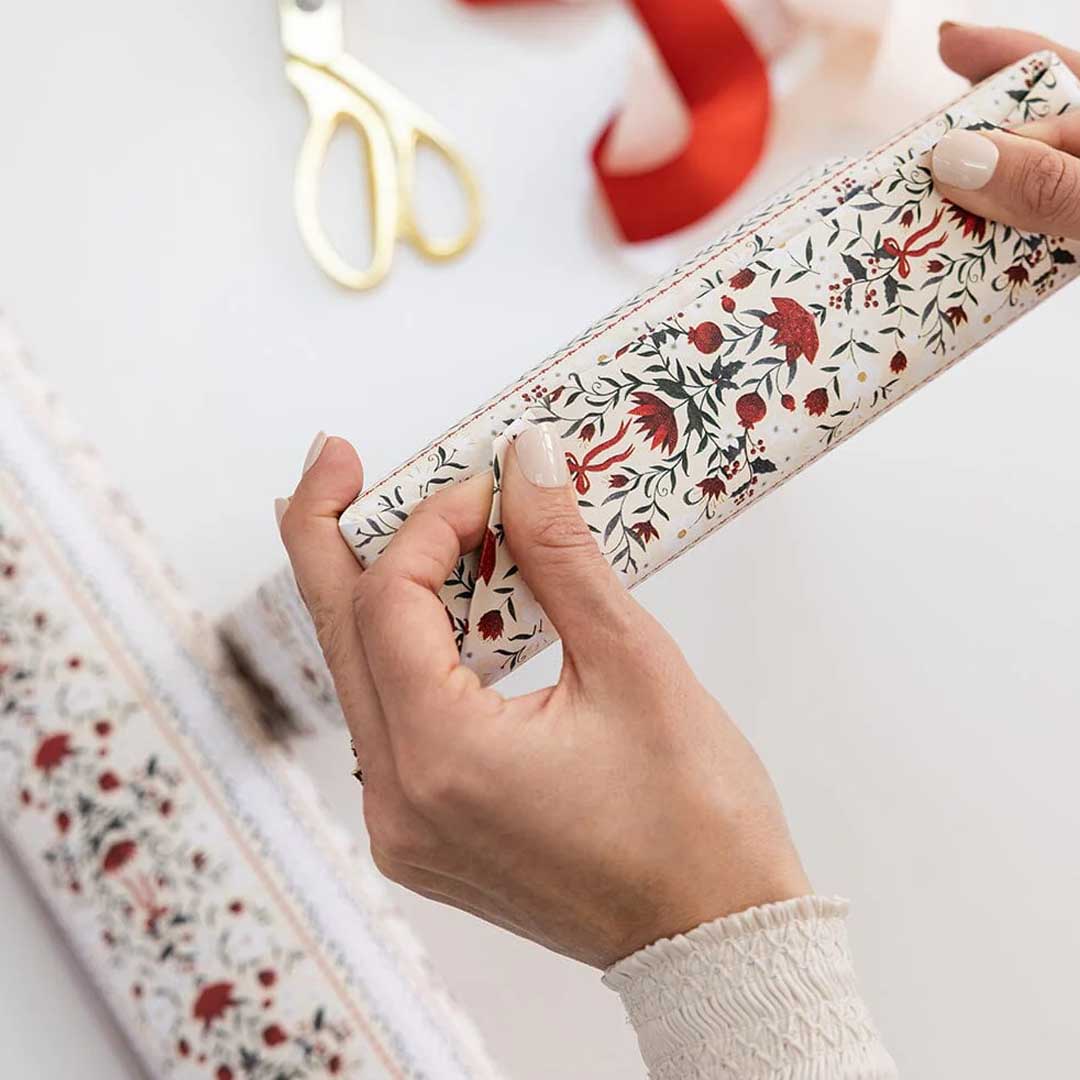 Gift Wrap Roll 3m | Festive Florals