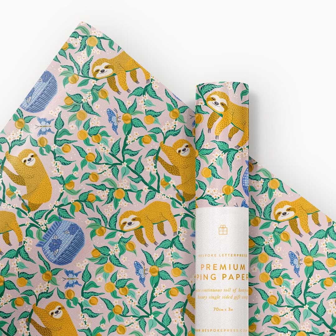 Gift Wrap Roll 3m | Sloth