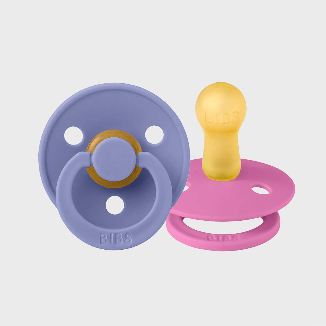 BIBS DUMMIES  TWIN PACK | BUBBLEGUM / PERI