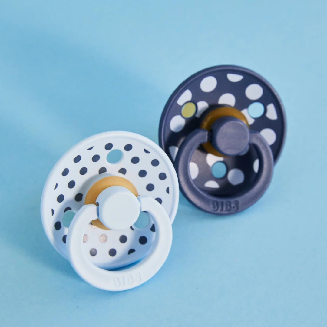 BIBS Studio Polka | Baby Blue Steel Blue