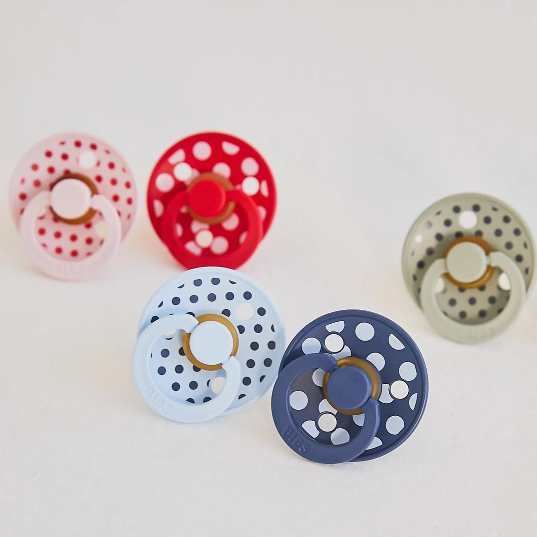 BIBS Studio Polka | Blossom Candy Apple