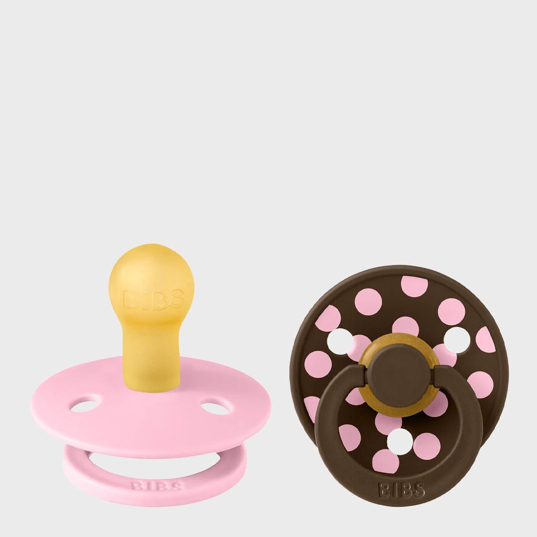 BIBS Studio Polka | Baby Pink Mocha
