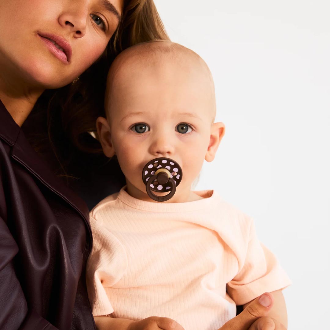 BIBS Studio Polka | Baby Pink Mocha