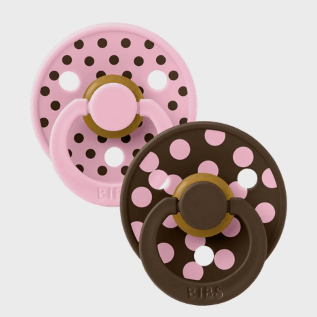 BIBS Studio Polka | Baby Pink Mocha