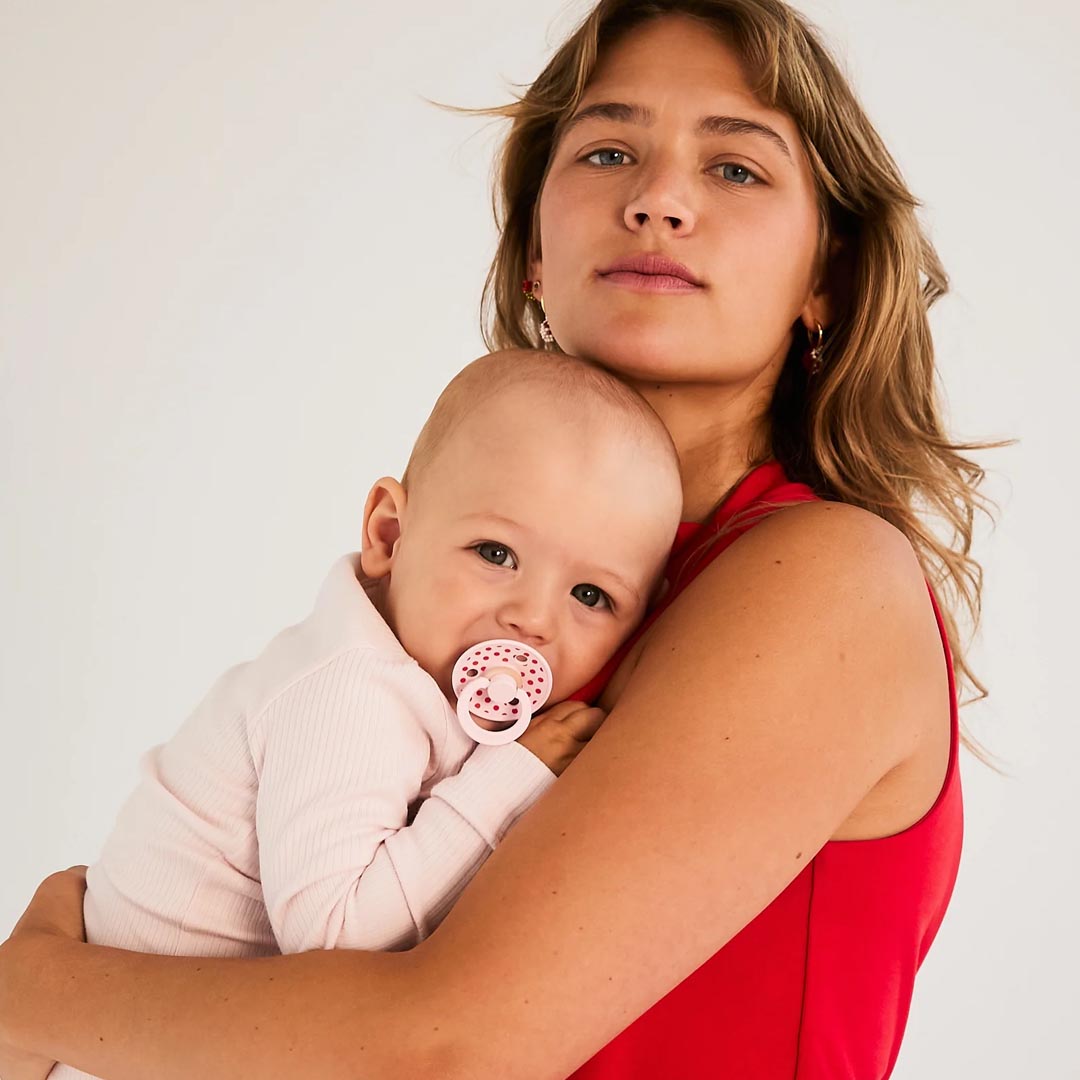 BIBS Studio Polka | Blossom Candy Apple