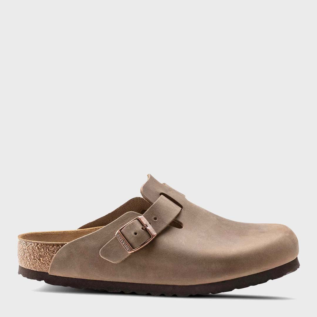 Boston | Tobacco Brown Oiled Leather (Narrow)