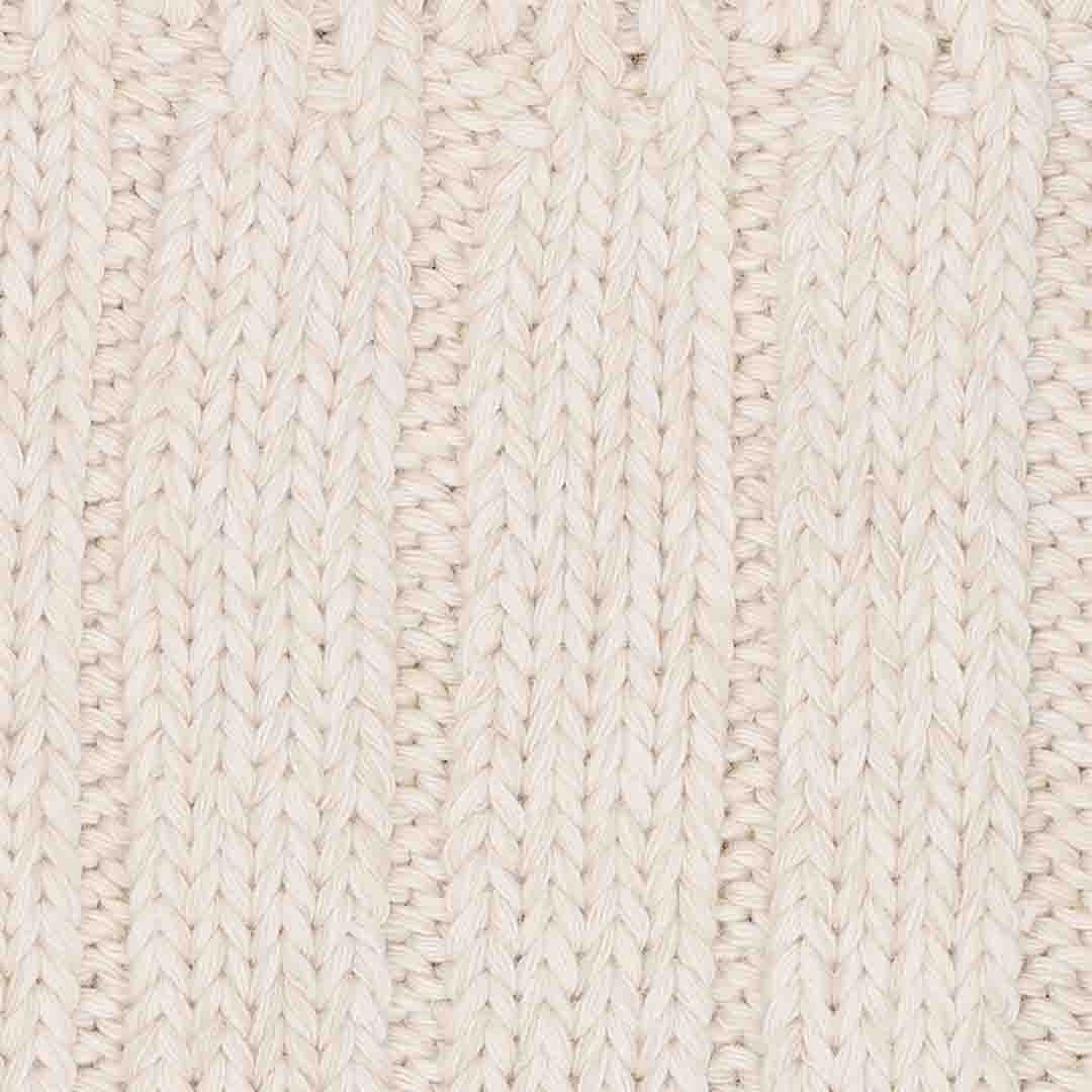 Cotton Twist Sock | Off White