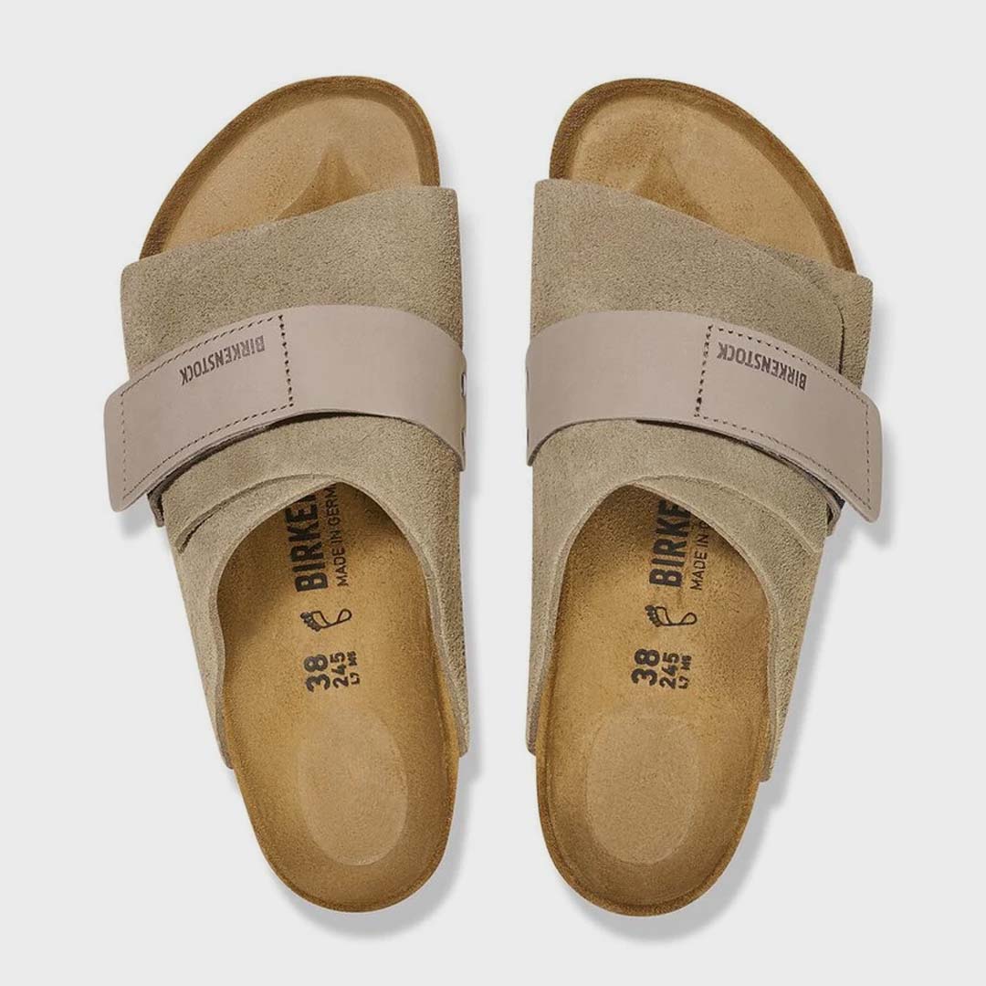 Kyoto | Taupe Nubuck Leather (Narrow)