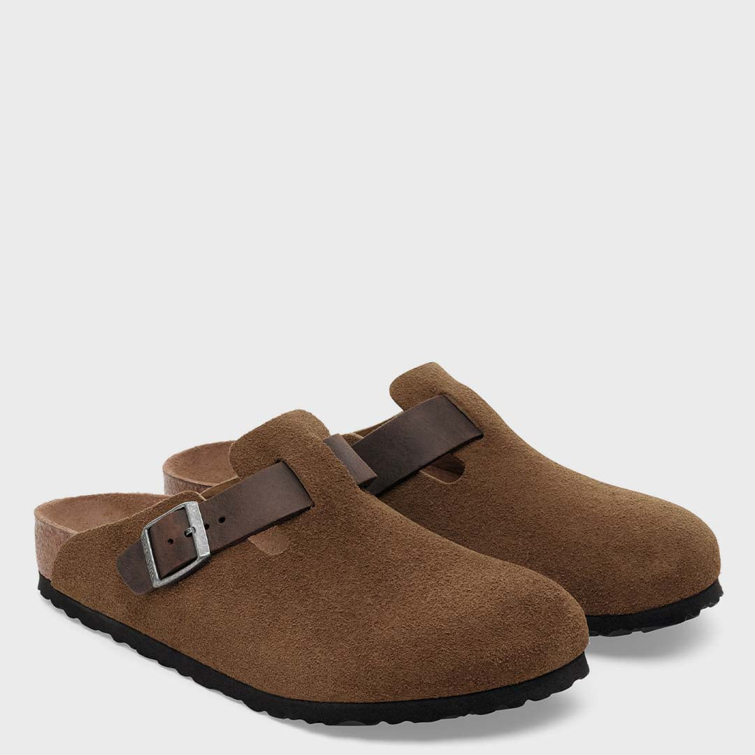 Boston | Dark Tea Oiled Suede (Regular)
