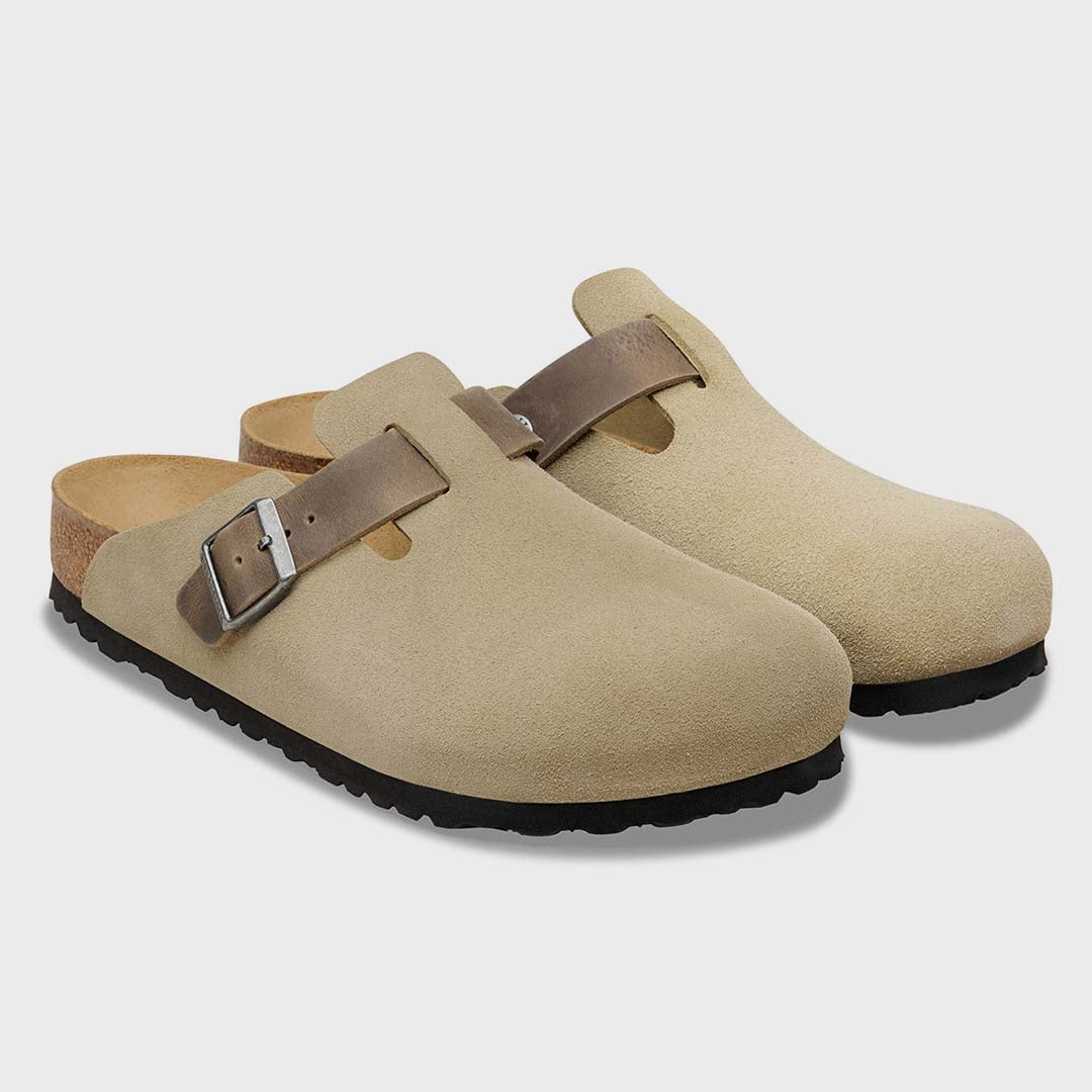 Boston | Khaki Oiled Suede (Regular)