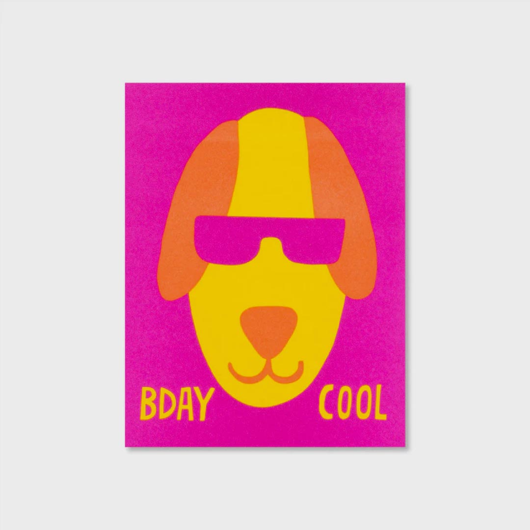 Birthday Card | Cool Dog