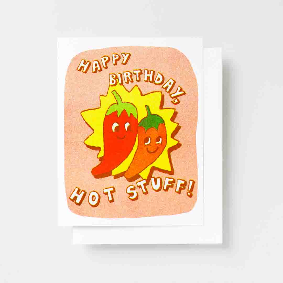 Birthday Card | Hot Stuff Hot Peppers