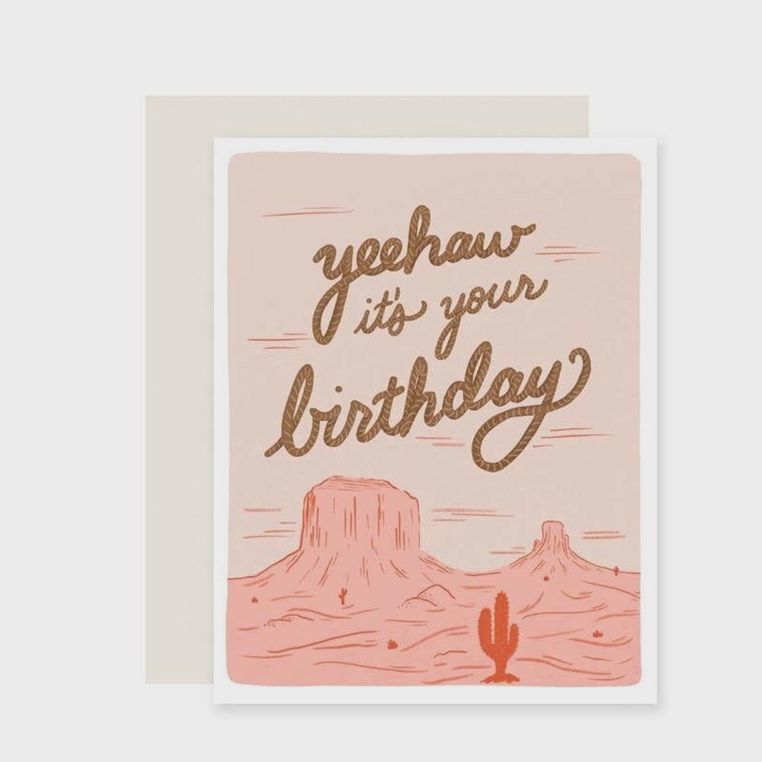 Birthday Card | Yeehaw