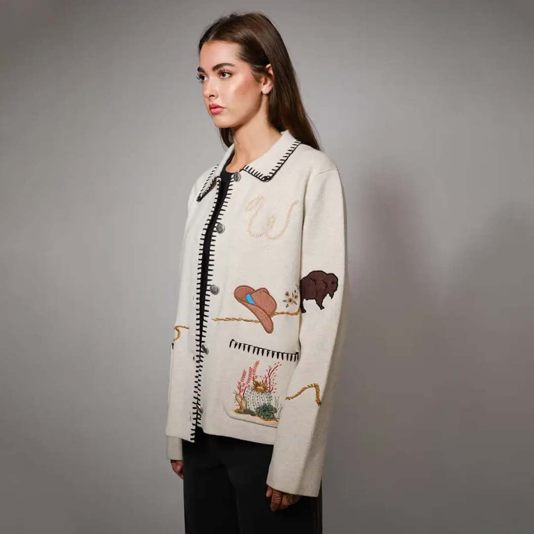Motif Wool Jacket | Oatmeal