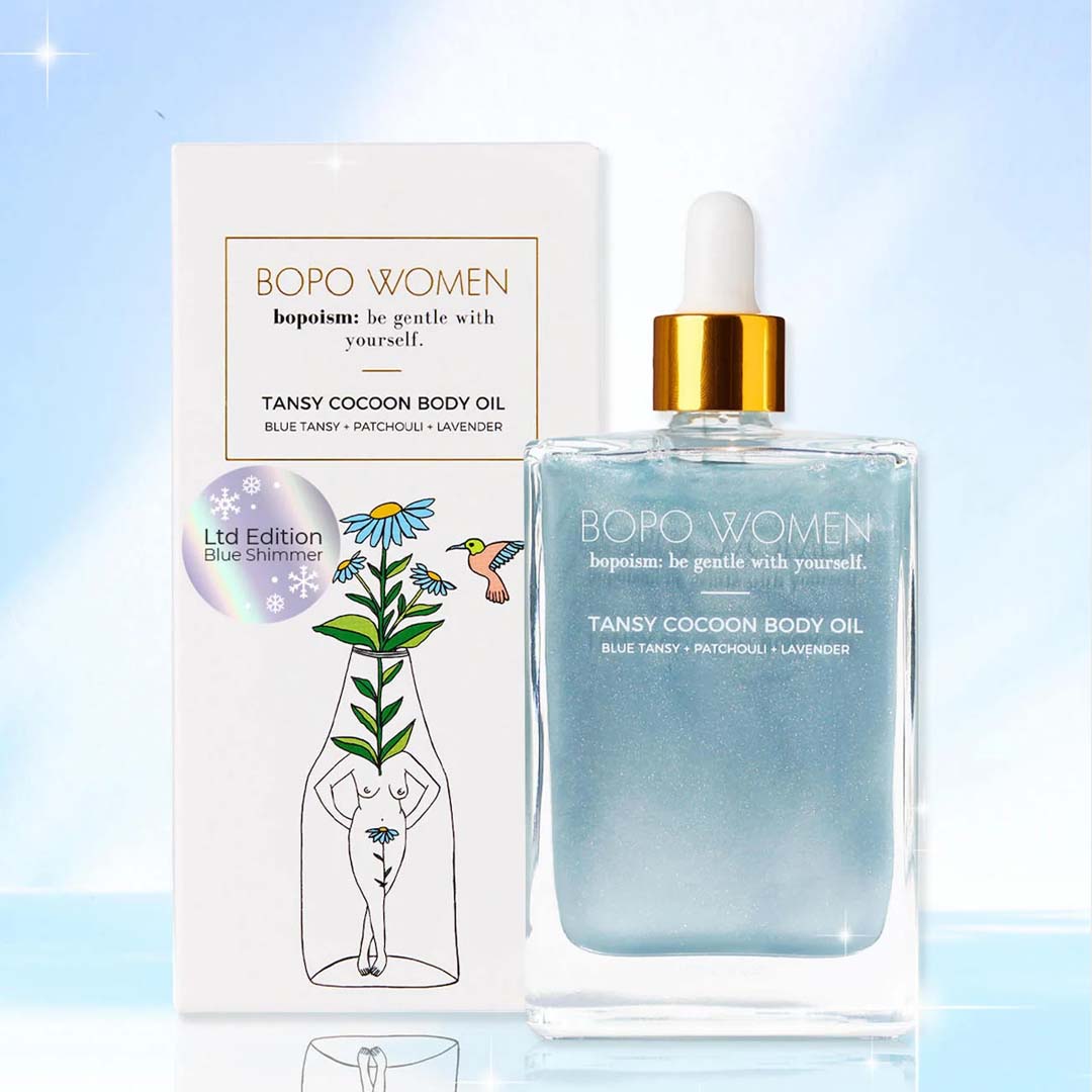 TANSY COCOON BODY OIL | BLUE SHIMMER