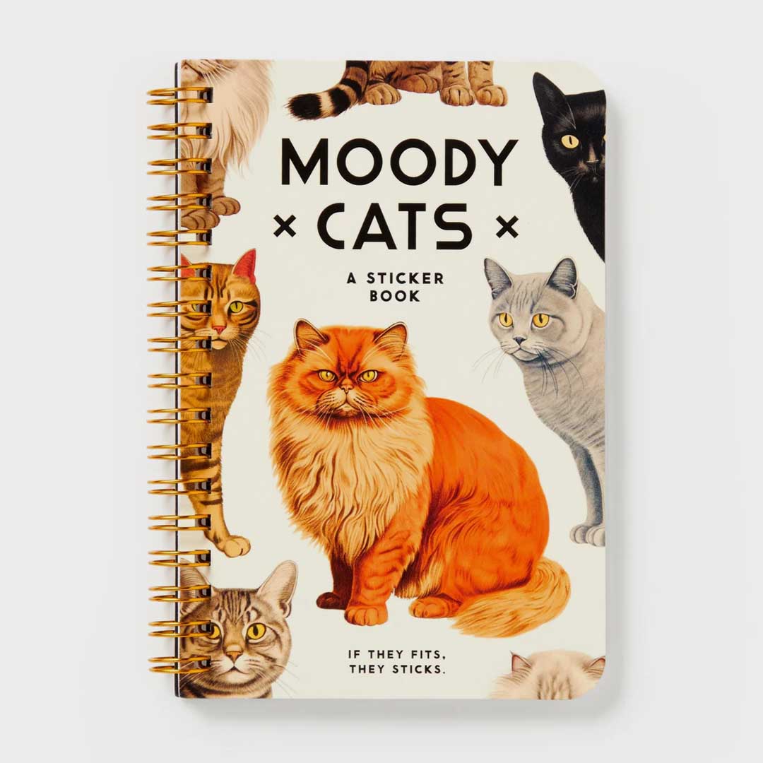 Moody Cats | Sticker Book