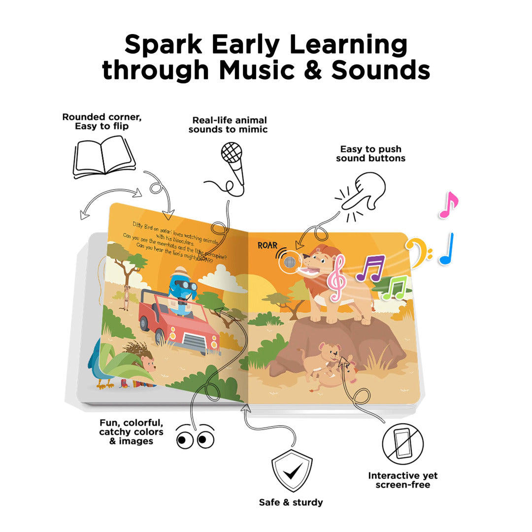 Safari Animal Sounds USB-C Sound Book — image 3 of 6