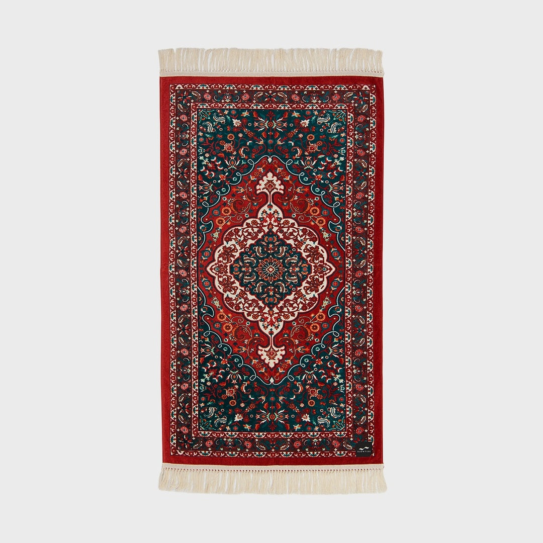 Haven Beach Towel | Burgundy — product view 1
