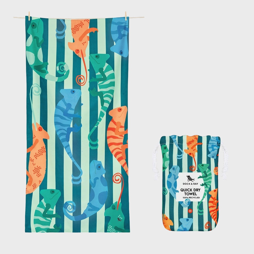Kids Beach Towel | Karma Chameleon — product view 5