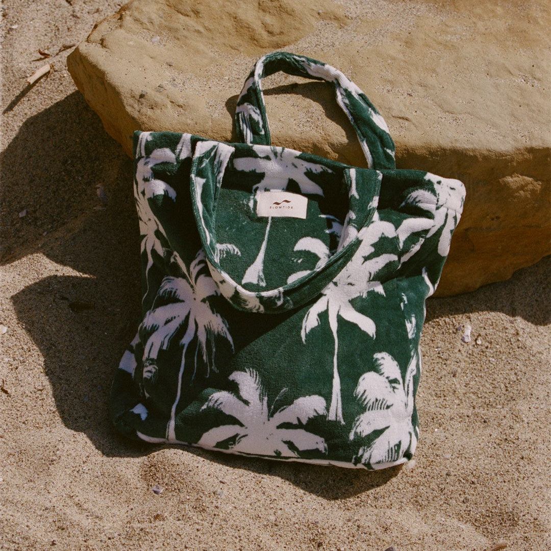 Luca Terry Tote | Kale — supplier scene 3